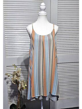 Anthropologie Dolan Left Coast Women's Layered Laurel Tunic Dress Size L 3669